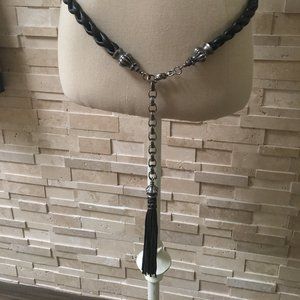 Leather Braided Belt